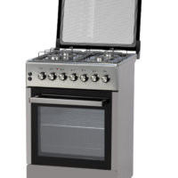 cuisiniére maxwell 4 feux inox ventilée